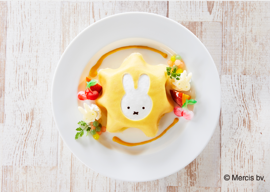 ミッフィーのプリンセスマンゴーミルクレープ